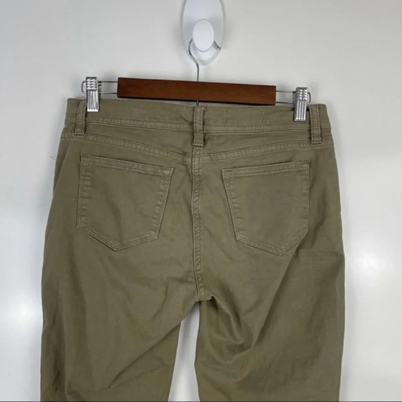 J.Crew Green Seamed Motorcycle Ankle Jeans Sz 27 - Picture 5 of 11